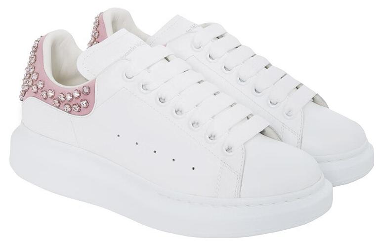 (W) Alexander McQueen Sequin Oversize Shoes 'White Pink' 圖 2