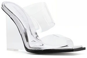Shop (W) Alexander McQueen Shard PVC 'Silver' Perak 746241W4WB08300