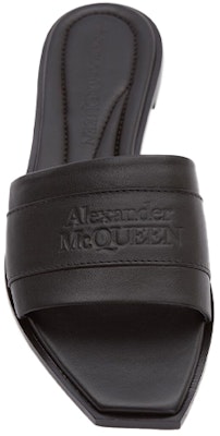 (W) Alexander McQueen Black Signature 'Sandal Kasual Nyaman Kulit Sapi' 651902WHZX11000 Lookbook (W) Alexander McQueen Black Signature 'Sandal Kasual Nyaman Kulit Sapi' 651902WHZX11000