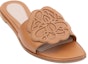 Order (W) Pantuflas Alexander McQueen Signature de Piel Estampada 'Marrón' 611712WHYV02217