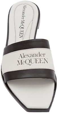 (W) 알렉산더 맥퀸 시그니처 슬리퍼 (블랙/화이트) 651902WHZX11280 Lookbook (W) 알렉산더 맥퀸 시그니처 슬리퍼 (블랙/화이트) 651902WHZX11280