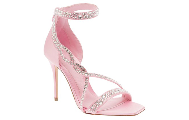 (W) Alexander McQueen Silk Blend Fashion Slide 'Pink' 圖 2