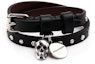 Buy (Women) Alexander McQueen Skull Charm Wrap Bracelet Black 6309901AAA4