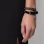 Lookbook (Women) Alexander McQueen Skull Charm Wrap Bracelet Black 6309901AAA4