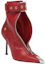 Lookbook (W) Alexander McQueen Slash ''Rode Puntige Teen Enkelboot met Rits'' 768101WIDR46153