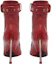 Purchase (W) Alexander McQueen Slash ''Rode Puntige Teen Enkelboot met Rits'' 768101WIDR46153