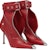 (W) Alexander McQueen Slash 'But Zip Tumit Runcing Merah' 768101WIDR46153