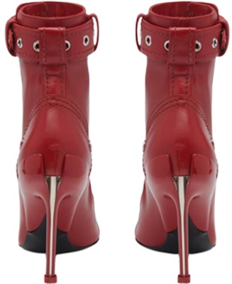 (W) Alexander McQueen Slash 'Boot Hak Merah Ankle dengan Ritsleting' 768101WIDR46153 Purchase (W) Alexander McQueen Slash 'Boot Hak Merah Ankle dengan Ritsleting' 768101WIDR46153