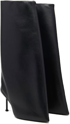 (Women) Alexander McQueen Slash Boot 'Black Leather' 768093WIEG11000 Lookbook (Women) Alexander McQueen Slash Boot 'Black Leather' 768093WIEG11000