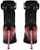 (W) Alexander McQueen But Hitam Bertumit Zip Kulit 'Slash' 768101WIDR41695