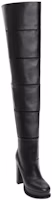 Lookbook (W) Botas Altas de Cuero con Punta Redonda Alexander McQueen 'Negro' 745241WIDR21000