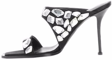 (Women) Alexander McQueen Slide 'Black Toe Loop' 733175W4SBH1064 (Women) Alexander McQueen Slide 'Black Toe Loop' 733175W4SBH1064