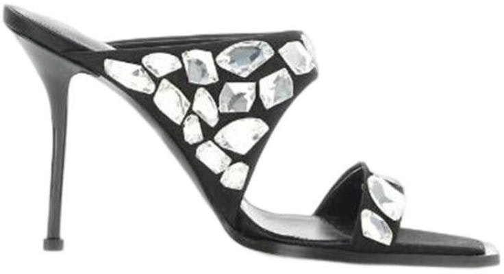 (Women) Alexander McQueen Slide 'Black Toe Loop' 733175W4SBH1064 Order (Women) Alexander McQueen Slide 'Black Toe Loop' 733175W4SBH1064