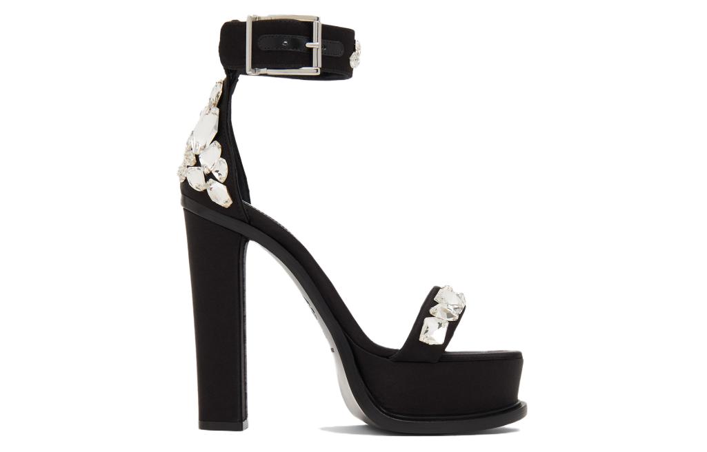 Order (Women) Alexander McQueen Slide 'Black Toe Loop' 734988W4SBJ1081