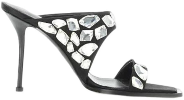 (Women) Alexander McQueen Slide 'Black Toe Loop' 733175W4SBH1064 Order (Women) Alexander McQueen Slide 'Black Toe Loop' 733175W4SBH1064