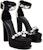 (W) Selipar Alexander McQueen 'Black Toe Loop' 734988W4SBJ1081