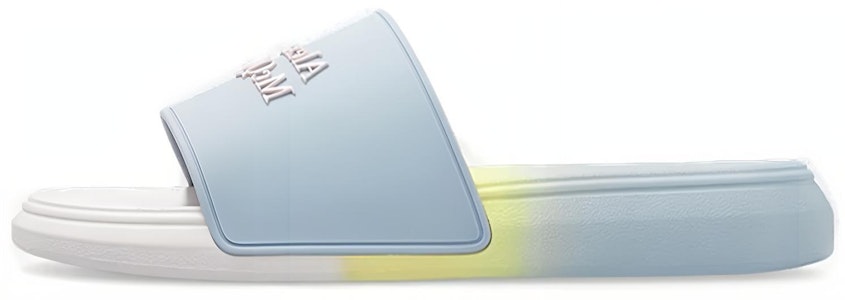 (W) Alexander McQueen Selipar 'Logo Timbul Biru' 733079W4RF34651 Buy (W) Alexander McQueen Selipar 'Logo Timbul Biru' 733079W4RF34651