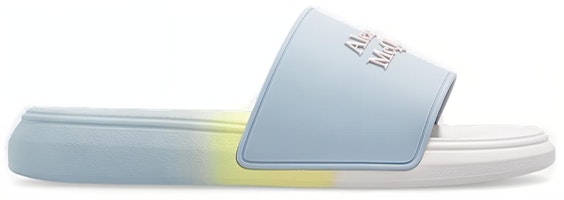 (W) アレキサンダー・マックイーン ロゴ入りスライドサンダル (ブルー) 733079W4RF34651 Order (W) アレキサンダー・マックイーン ロゴ入りスライドサンダル (ブルー) 733079W4RF34651