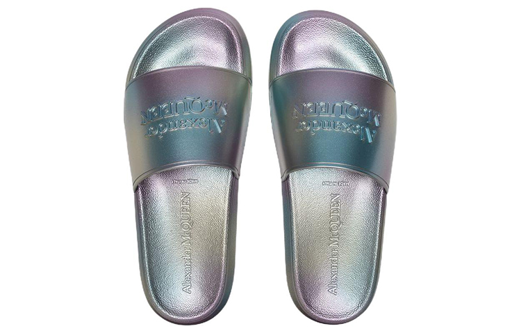 Lookbook (W) 알렉산더 맥퀸 홀로그램 슬라이드 697096-W4RF1-8306