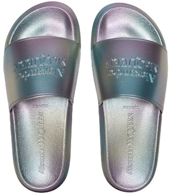 (Women) Alexander McQueen Slide 'Holo' 697096-W4RF1-8306 Lookbook (Women) Alexander McQueen Slide 'Holo' 697096-W4RF1-8306