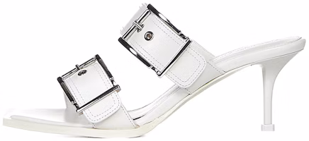 (Women) Alexander McQueen Slide 'Punk White' 709991WHSWD9359 (Women) Alexander McQueen Slide 'Punk White' 709991WHSWD9359