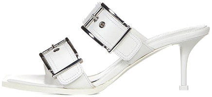 (Women) Alexander McQueen Slide 'Punk White' 709991WHSWD9359 (Women) Alexander McQueen Slide 'Punk White' 709991WHSWD9359