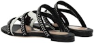 Lookbook (W) Sandal Slid Alexander McQueen 'Hitam Putih' 559911WHV621090