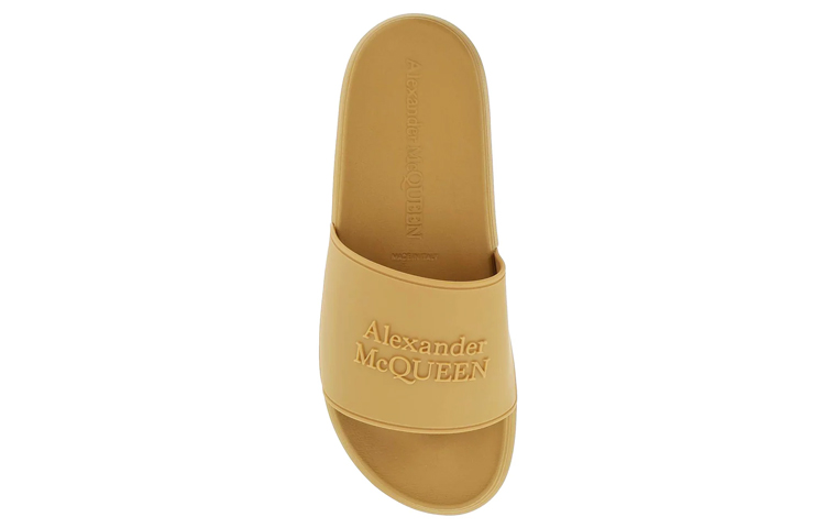 Purchase (Women) Alexander McQueen Slide Sandal 'Brown Fashion' 666983W4QS02598