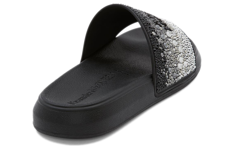 (W) Alexander McQueen Slider 'Degrade Strass Logo - Black' 圖 4