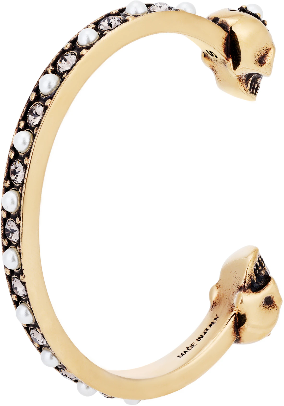 women-alexander-mc-queen-slim-double-skull-bracelet-in-antique-gold-553653-j160-t7124