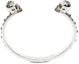 Purchase (W) Alexander McQueen 雙骷髏黃銅手鐲 復古銀 553653J160Y1328