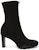 (W) Alexander McQueen But Kasut Berzip Hitam untuk Wanita 690812W4SQ01000
