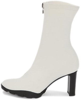 (Women) Alexander McQueen Zip-Up Ankle Boots Ivory 690812W4SE09358 Buy (Women) Alexander McQueen Zip-Up Ankle Boots Ivory 690812W4SE09358