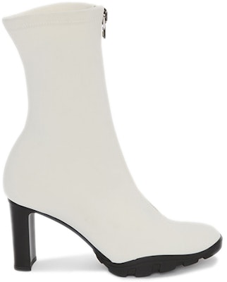 (Women) Alexander McQueen Zip-Up Ankle Boots Ivory 690812W4SE09358 Order (Women) Alexander McQueen Zip-Up Ankle Boots Ivory 690812W4SE09358