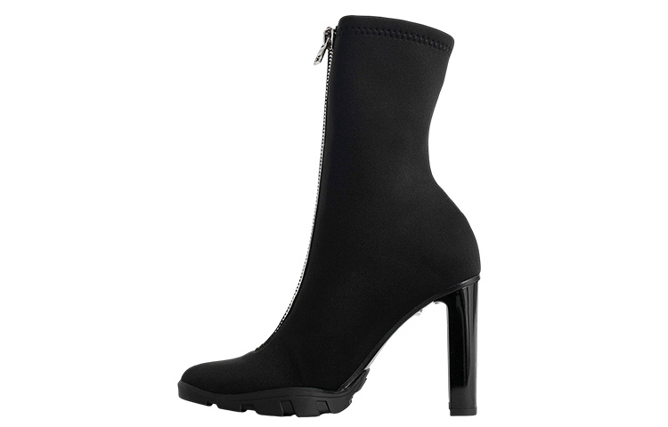 (Women) Alexander McQueen Slim Tread Ankle Boots Black 688310W4SQ01000