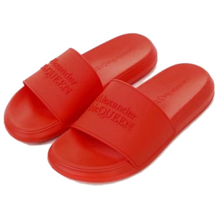 Lookbook (Women) Alexander McQueen Slip-On 'Fashion Red Sandal' 666983W4QS06493
