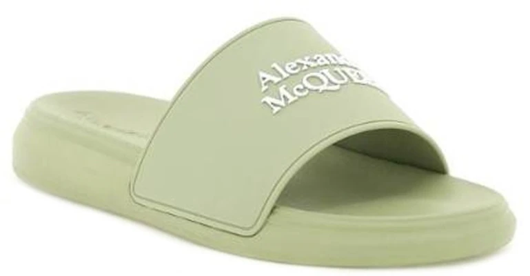 (W) Alexander McQueen Slip-On ''Sandale Verte de Mode'' 666983W4RF03844 Order (W) Alexander McQueen Slip-On ''Sandale Verte de Mode'' 666983W4RF03844
