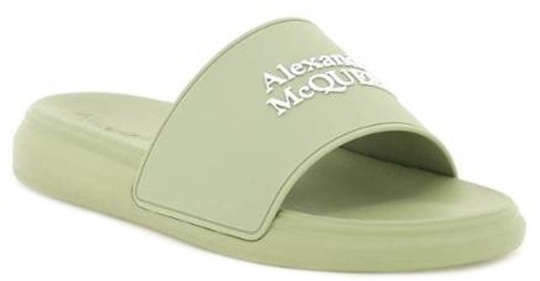 (Women) Alexander McQueen Slip-On 'Green Fashion Sandal' 666983W4RF03844 Order (Women) Alexander McQueen Slip-On 'Green Fashion Sandal' 666983W4RF03844