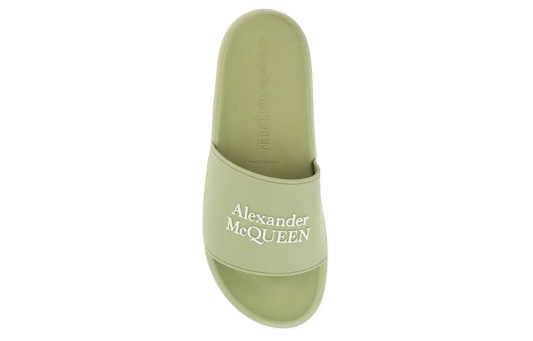 Shop (W) アレキサンダー・マックイーン スリップオン グリーンサンダル 666983W4RF03844