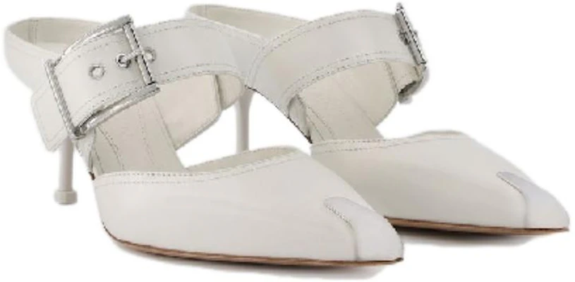 (W) Alexander McQueen Talons Slip-On ''Punk Buckle Blanc'' 709993WHSWD9359 Lookbook (W) Alexander McQueen Talons Slip-On ''Punk Buckle Blanc'' 709993WHSWD9359