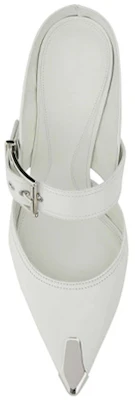 (W) Alexander McQueen Talons Slip-On ''Punk Buckle Blanc'' 709993WHSWD9359 Shop (W) Alexander McQueen Talons Slip-On ''Punk Buckle Blanc'' 709993WHSWD9359