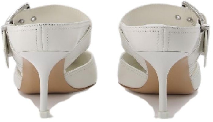 (Women) Alexander McQueen Slip-On Heels 'Punk Buckle White' 709993WHSWD9359 Purchase (Women) Alexander McQueen Slip-On Heels 'Punk Buckle White' 709993WHSWD9359