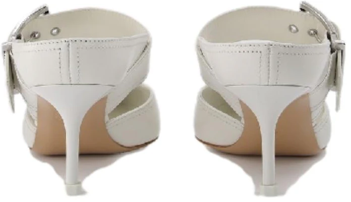 (W) Alexander McQueen Talons Slip-On ''Punk Buckle Blanc'' 709993WHSWD9359 Purchase (W) Alexander McQueen Talons Slip-On ''Punk Buckle Blanc'' 709993WHSWD9359