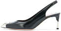 Buy (W) Sandalia destalonada Alexander McQueen 'Black Calfskin'. 633502WHV7B1081