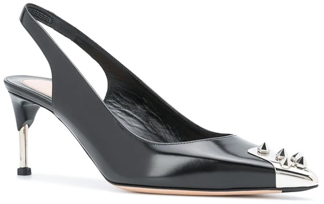 (W) Sandalia destalonada Alexander McQueen 'Black Calfskin'. 633502WHV7B1081 Order (W) Sandalia destalonada Alexander McQueen 'Black Calfskin'. 633502WHV7B1081