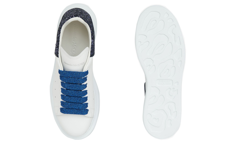 Purchase (W) Alexander McQueen Pelle Liscia ''Bianco Blu'' 558945WHNBK9095