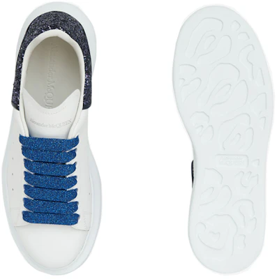 (W) Alexander McQueen Pelle Liscia ''Bianco Blu'' 558945WHNBK9095 Purchase (W) Alexander McQueen Pelle Liscia ''Bianco Blu'' 558945WHNBK9095