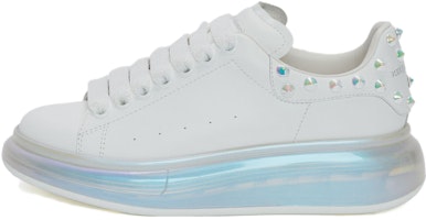 (Women) Alexander McQueen Smooth Calfskin Comfort Running Sneakers 'White' 676697WIAFG9440 (Women) Alexander McQueen Smooth Calfskin Comfort Running Sneakers 'White' 676697WIAFG9440