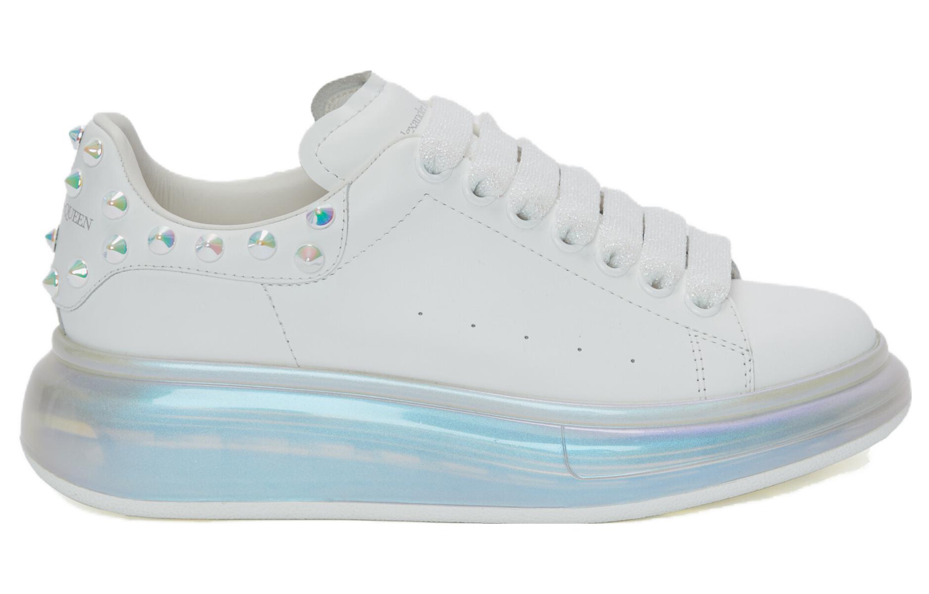 Order 亞歷山大·麥昆 光滑小牛皮 舒適運動跑步鞋 女款 白色