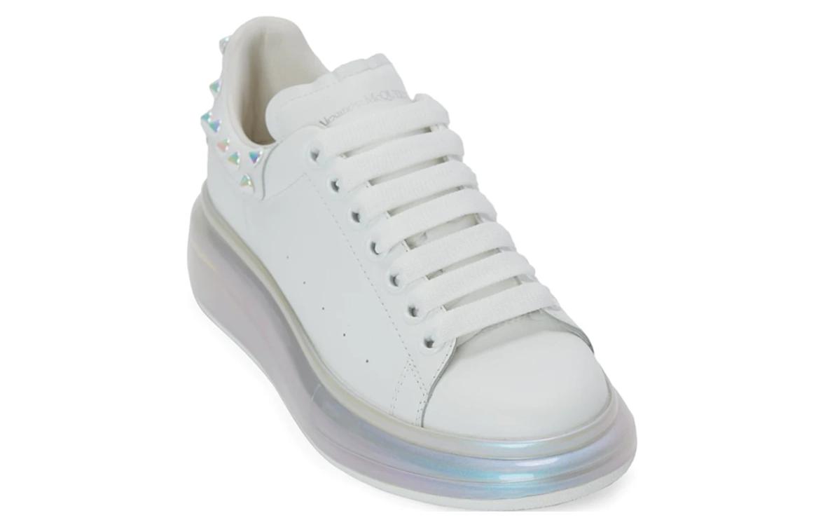 Lookbook 亞歷山大·麥昆 光滑小牛皮 舒適運動跑步鞋 女款 白色